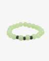 دستبند کشی مرواریدی سبز روشن سه مهره - مایل