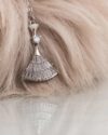 گردنبند نقره آویز مثلث - نقره ای - آویز