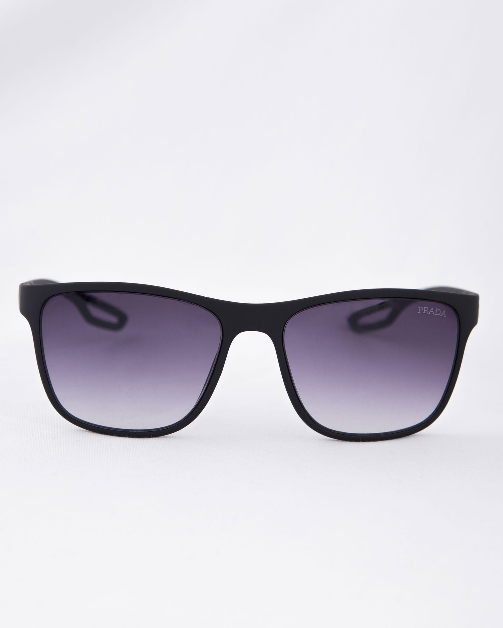 عینک دودی مردانه اسپرت - مشکی - رو به رو