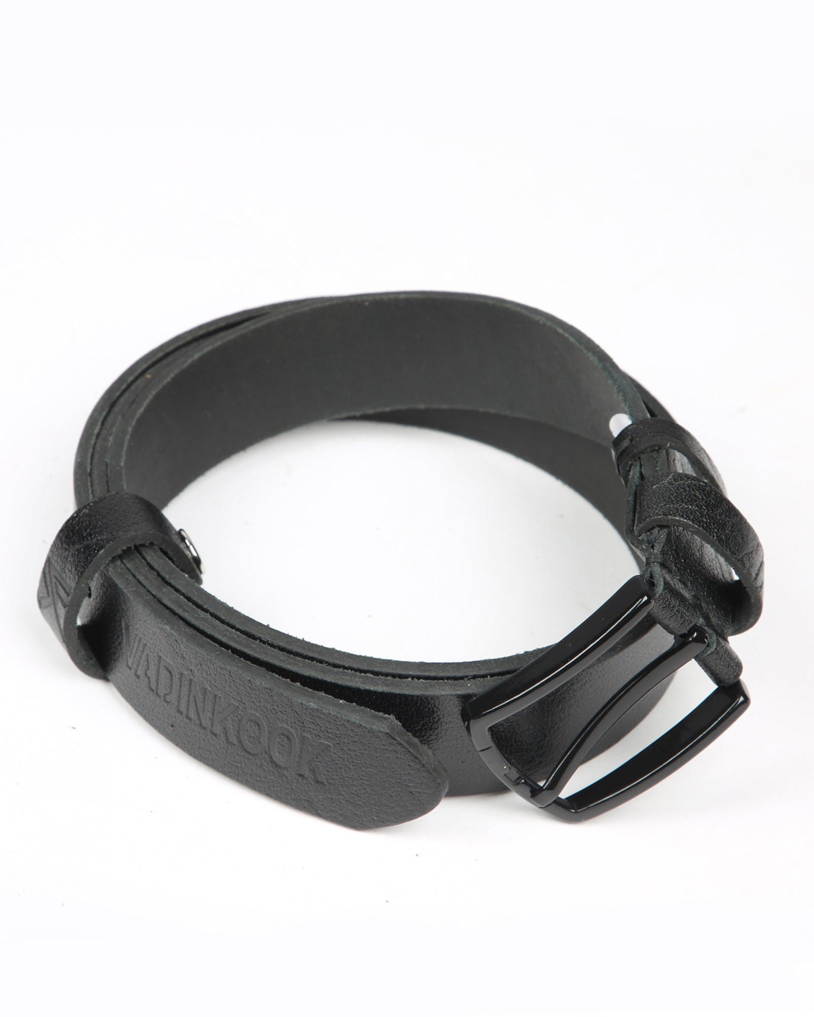 کمربند مشکی اسپرت مردانه - مشکی - کمربند چرم