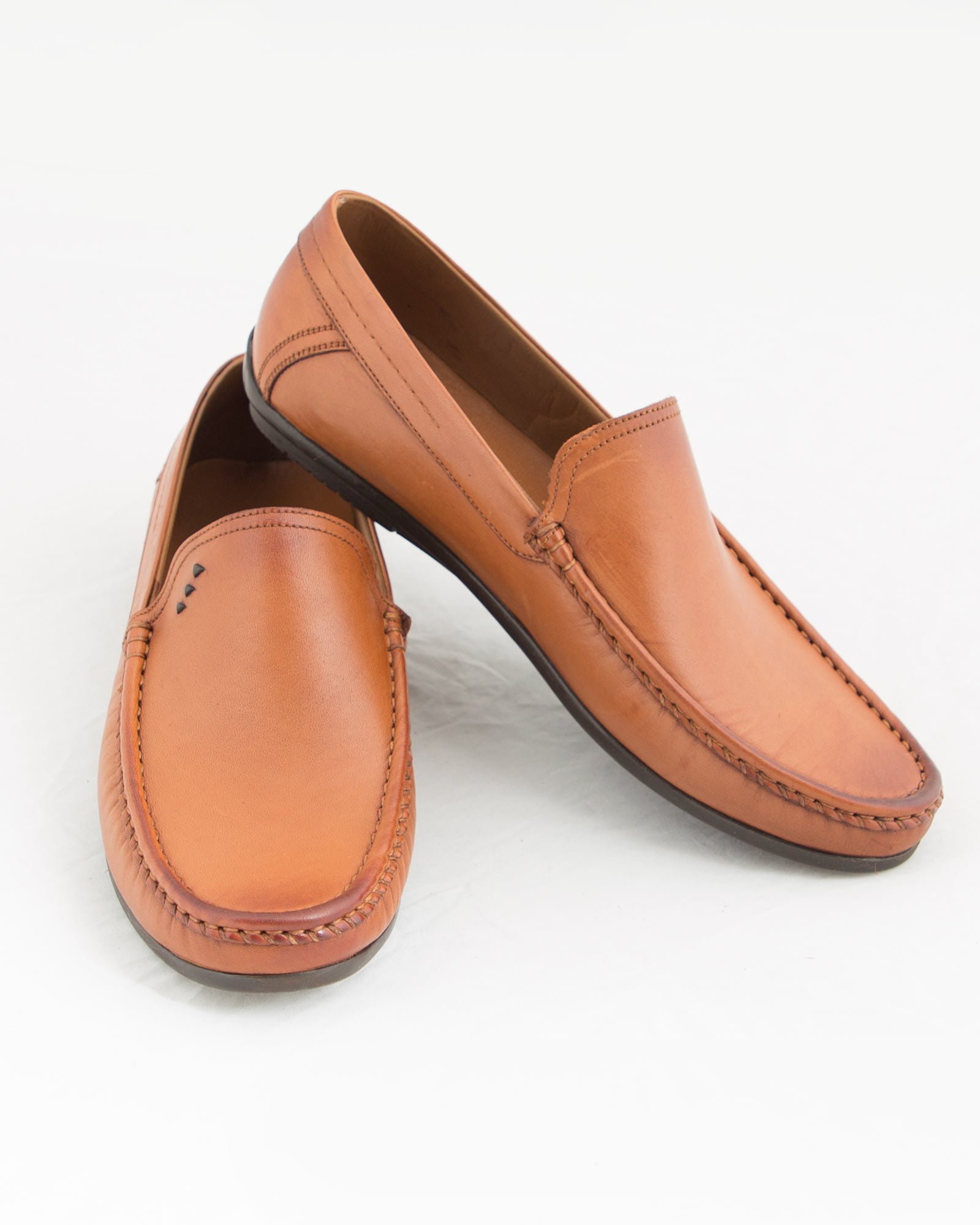 کفش کالج مردانه وادین کوک-بادامی-روبه رو