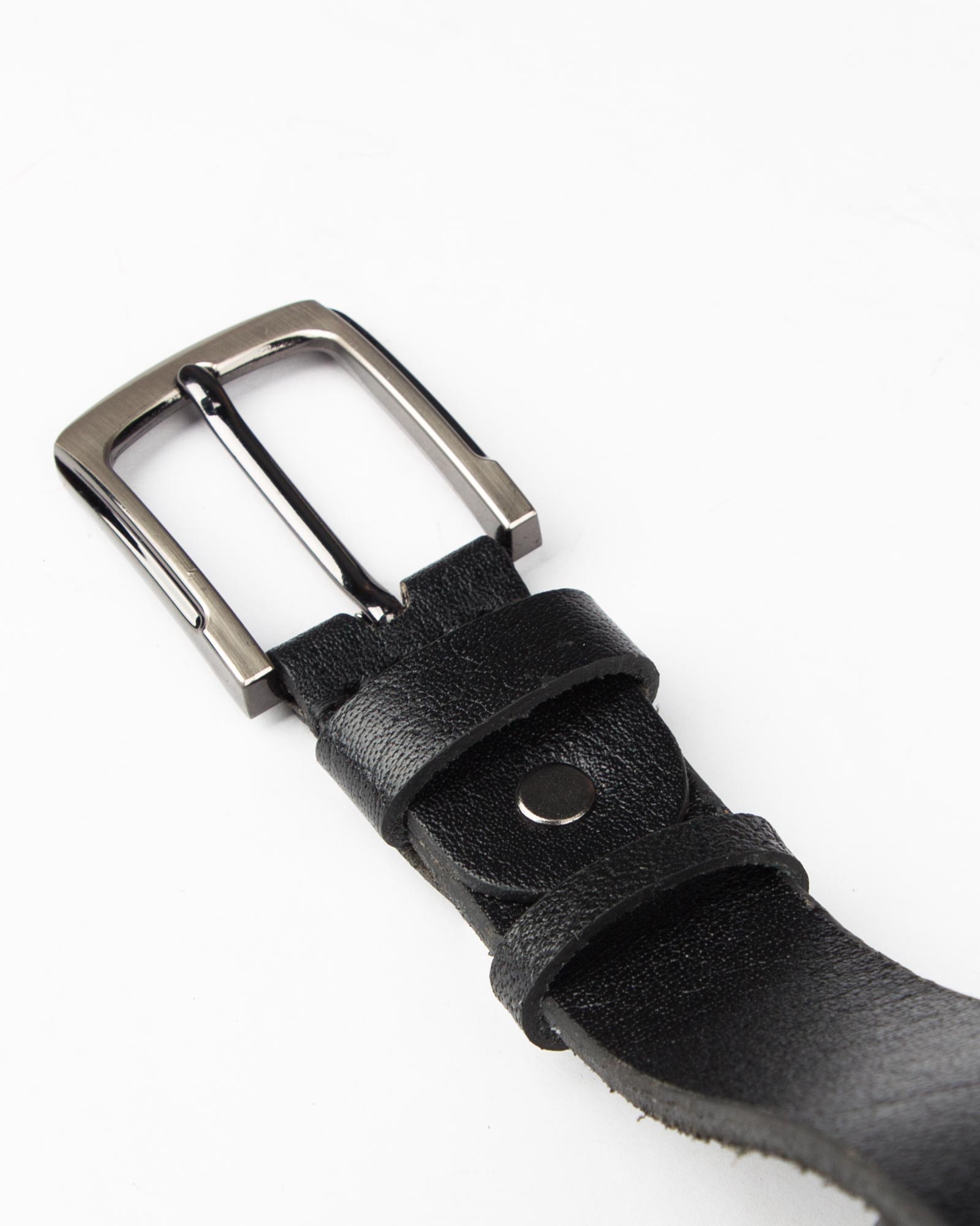 کمربند ساده مشکی وادین کوک-مشکی-سگک