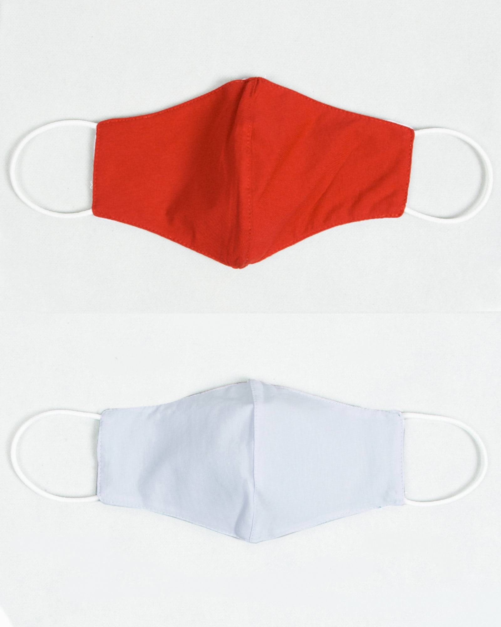 ماسک تنفسی پارچه ای-آجری -بیرون و آستر ماسک