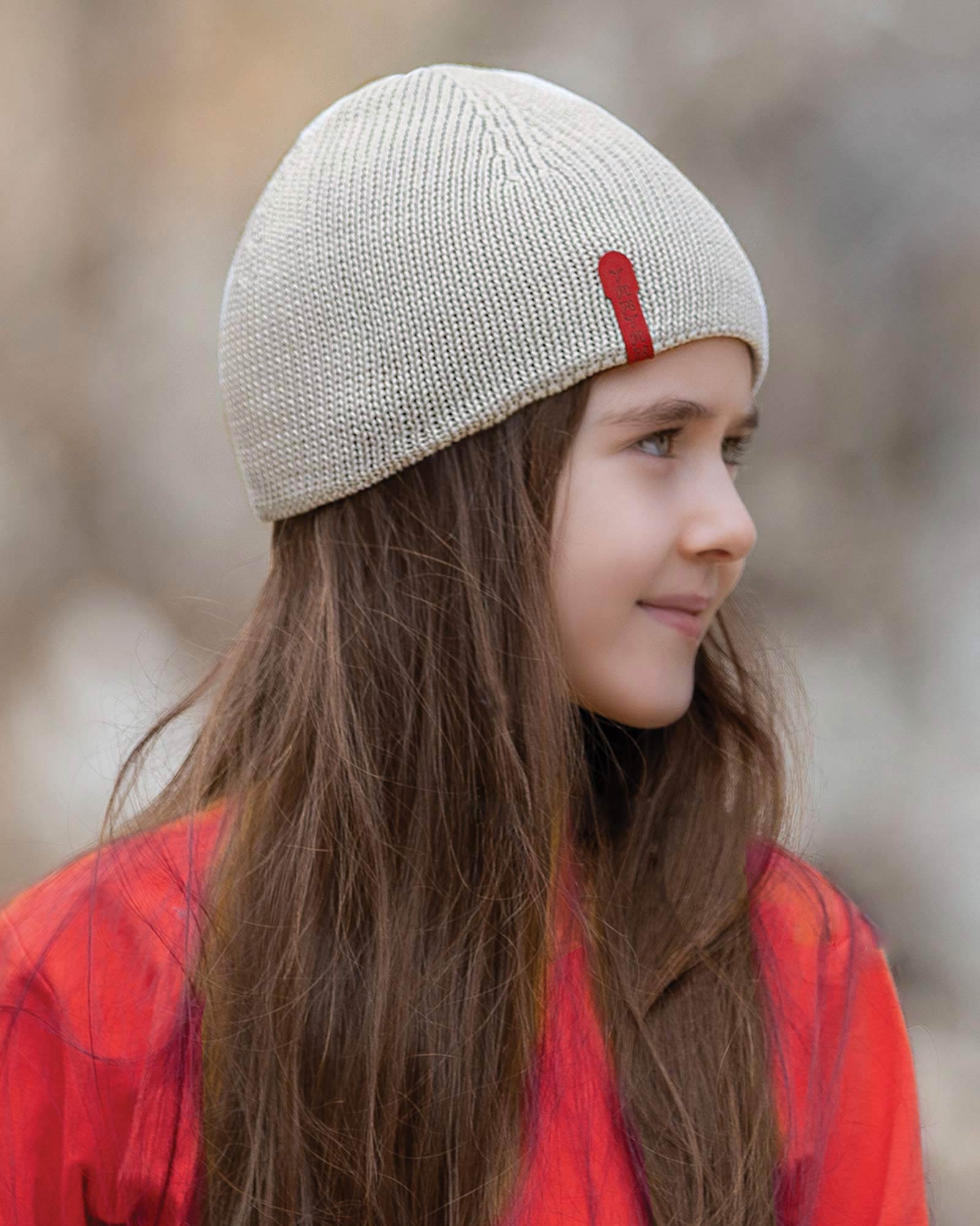 کلاه بافت بچگانه- طوسی کمرنگ- محیطی