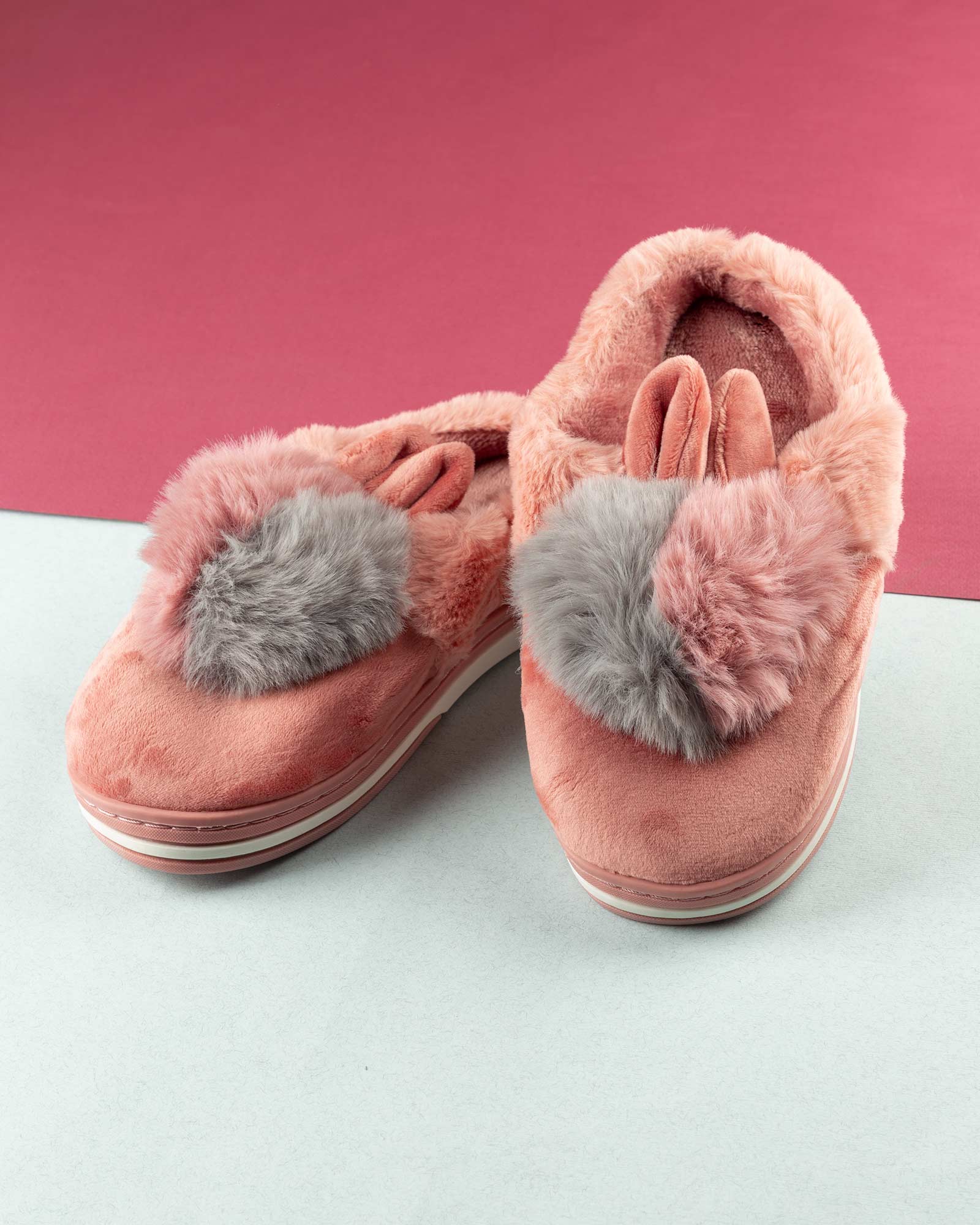 دمپای روفرشی- صورتی- روبرو