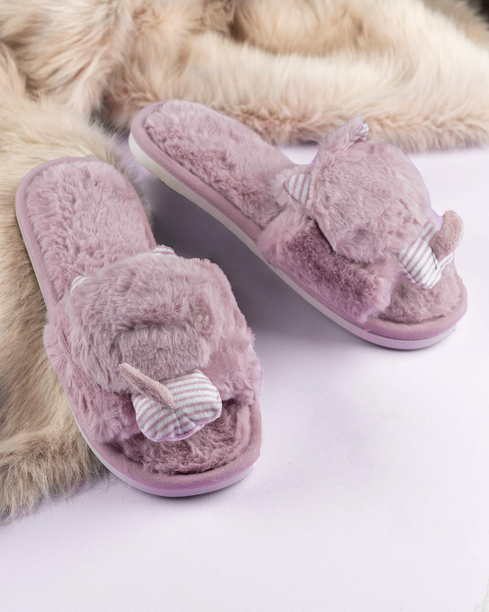 دمپایی روفرشی S177-T1- یاسی- روبرو