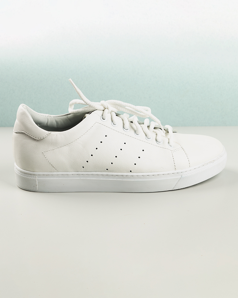 کفش چرم مردانه VK201- سفید (4)