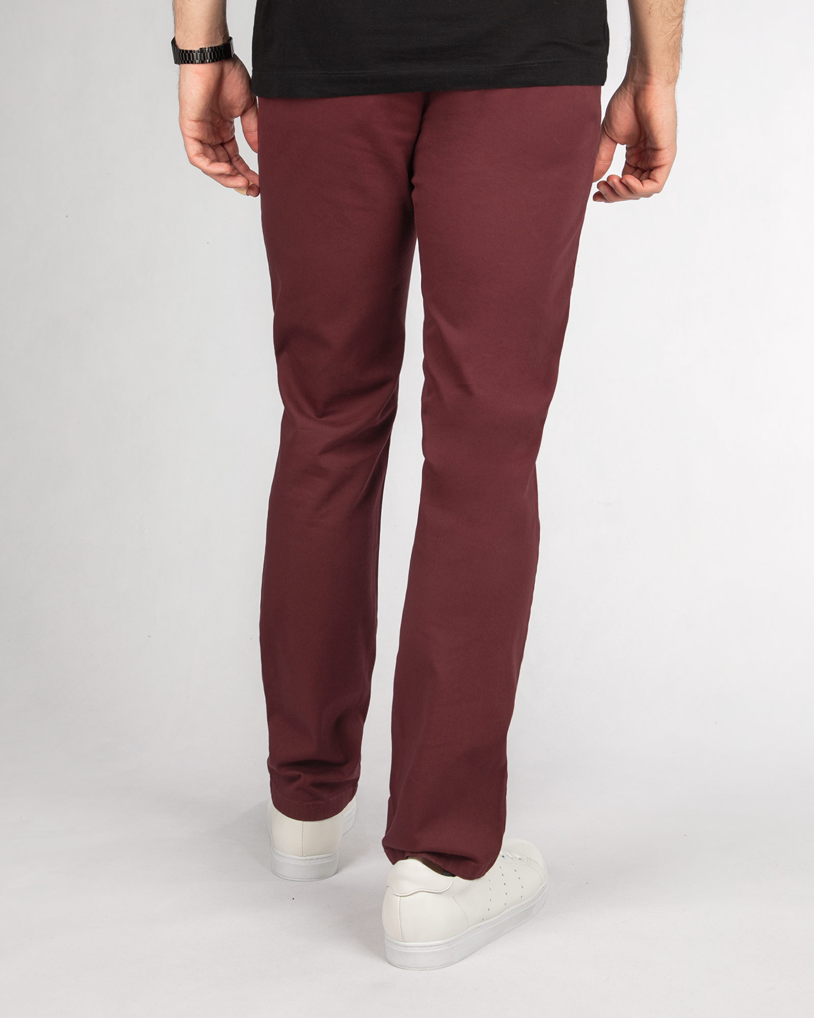 شلوار کتان مردانه VK9907031- شرابی (3)