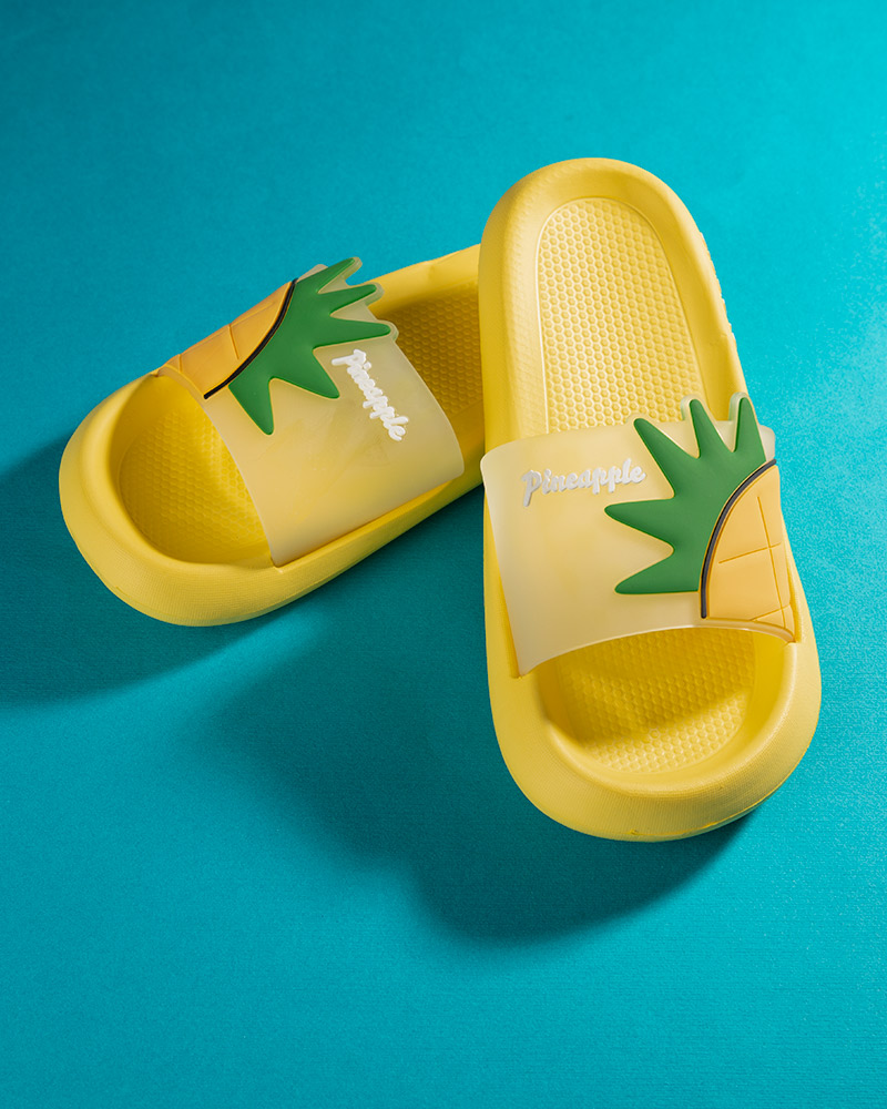 دمپایی زنانه S179- لیمویی (1)