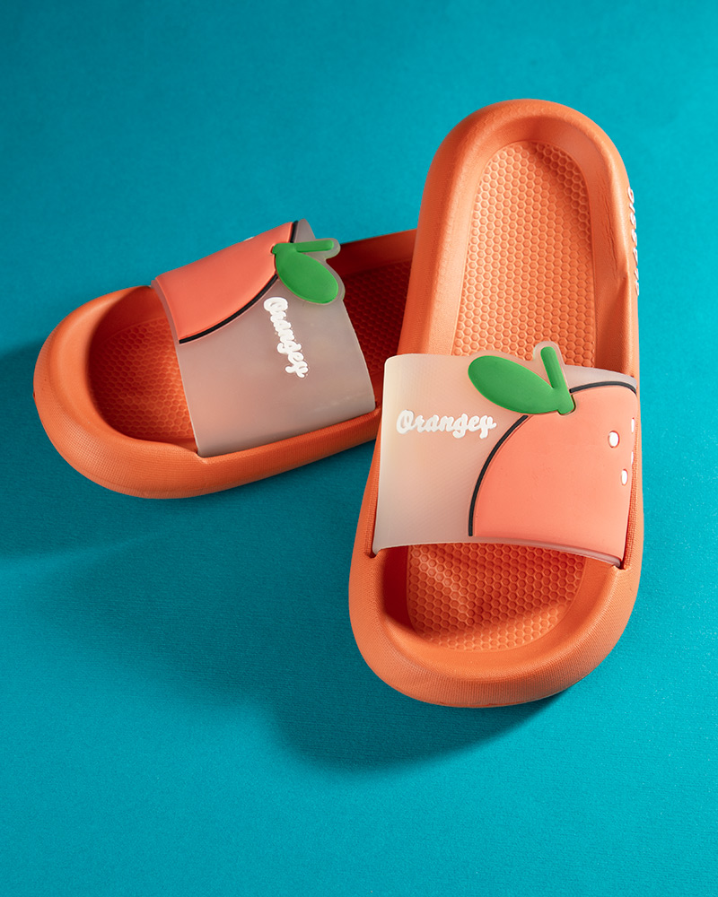 دمپایی زنانه S179- نارنجی (1)