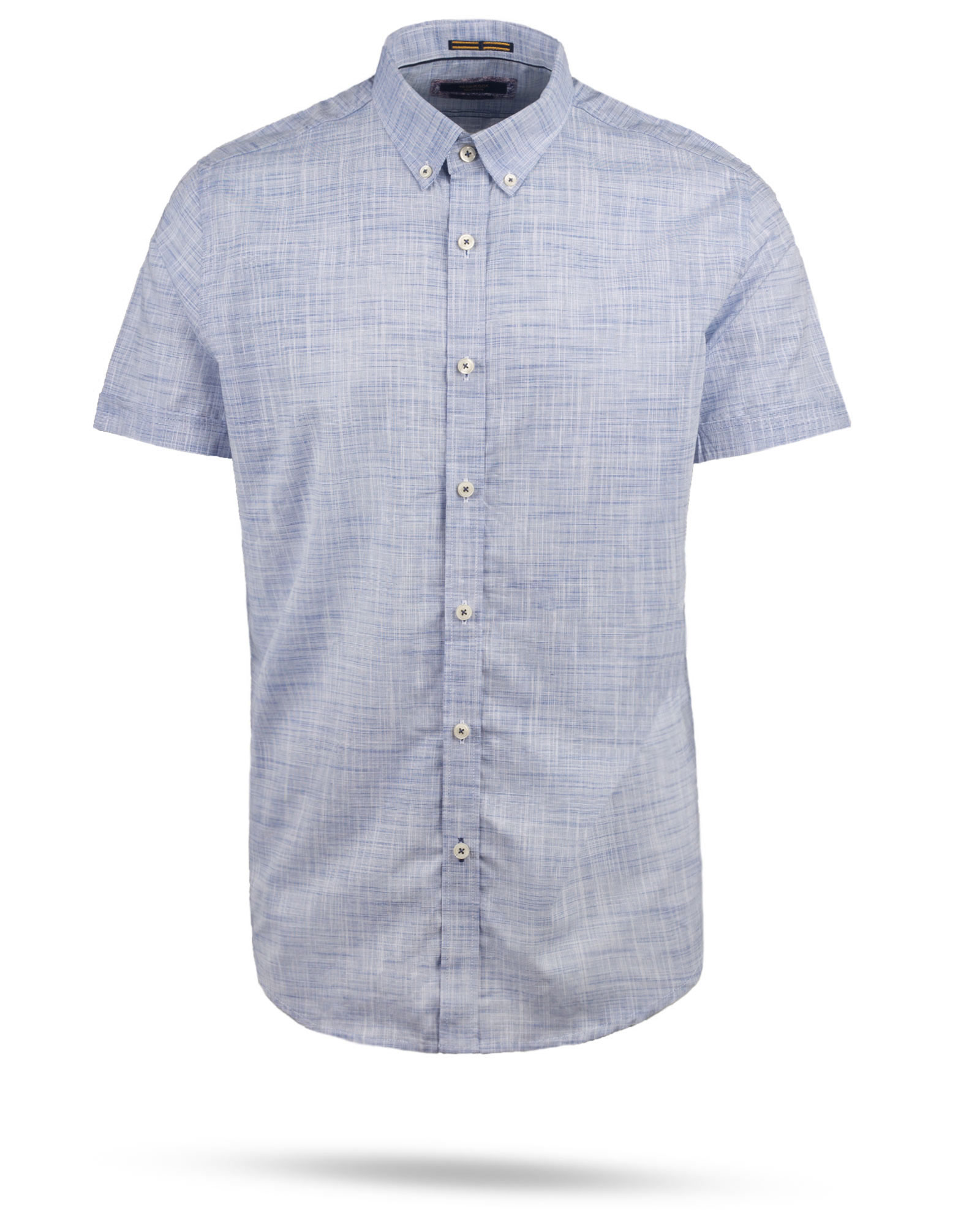 پیراهن مردانه آستین کوتاه VK992- آبی بنفش (1)