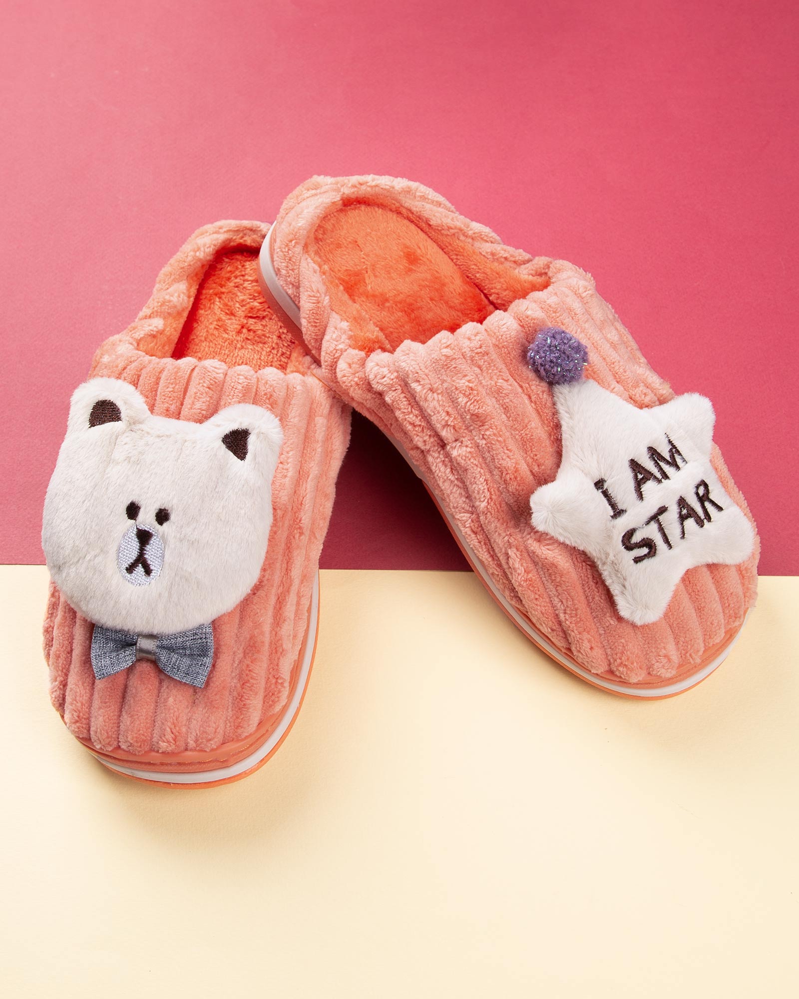 دمپایی روفرشی زنانه S177-T3 - گلبهی