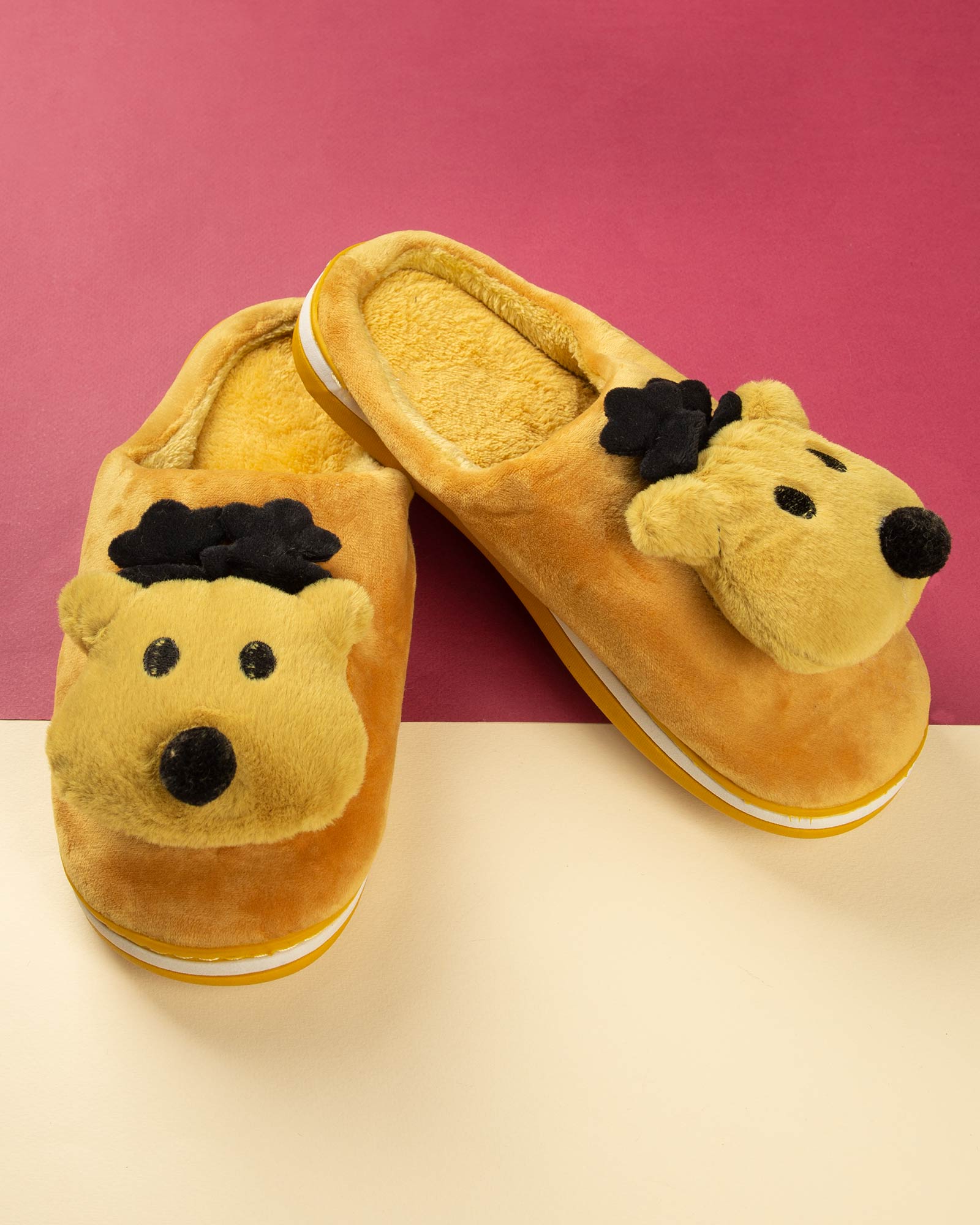 دمپایی روفرشی زنانه S177-T6 - عسلی