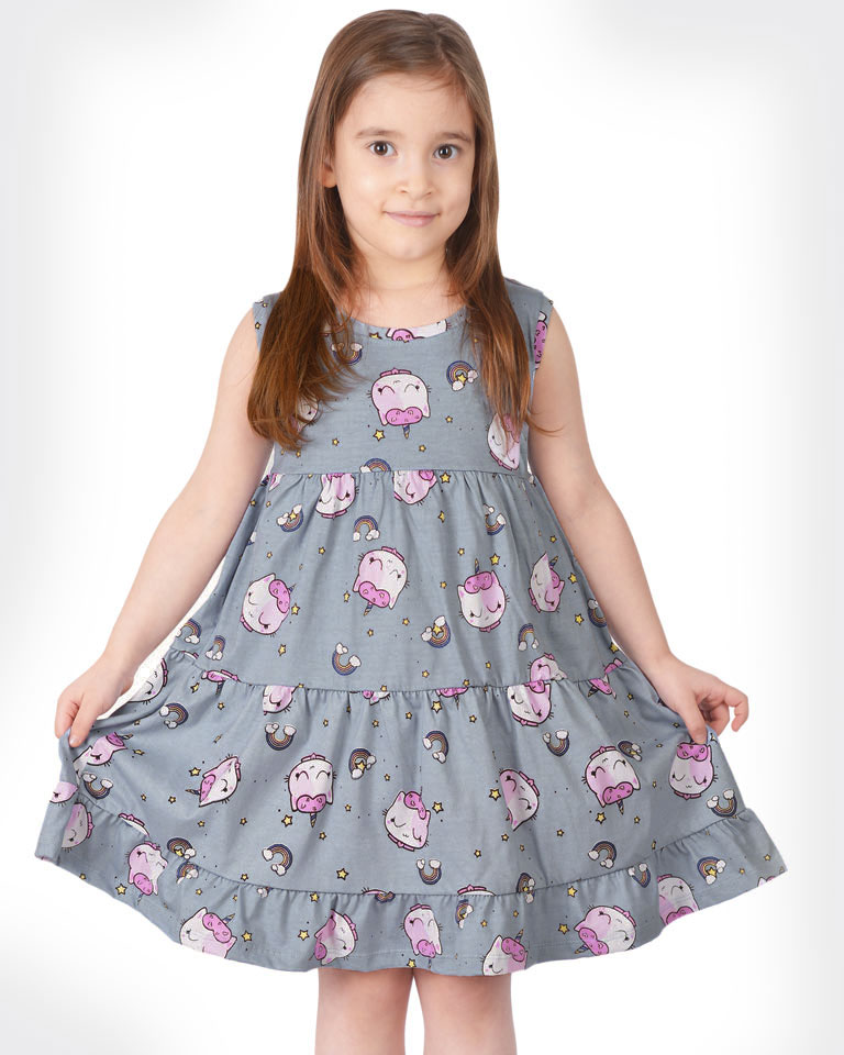 پیراهن نخی دخترانه 1444