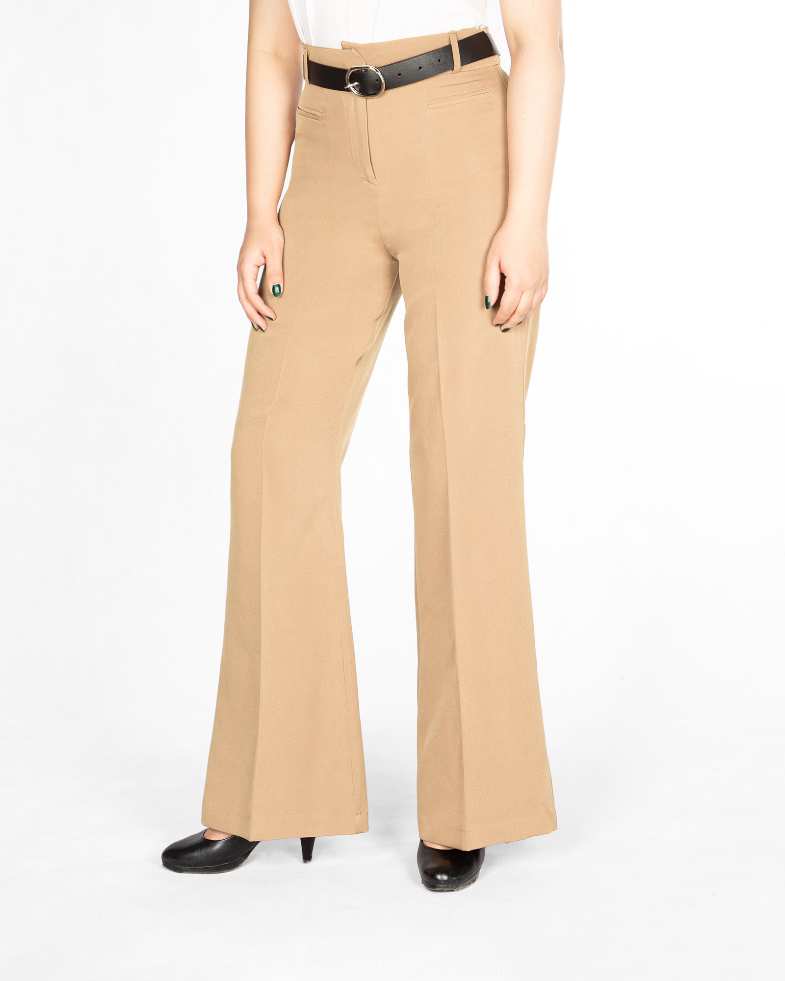 شلوار کرپ بوت کات زنانه 5293