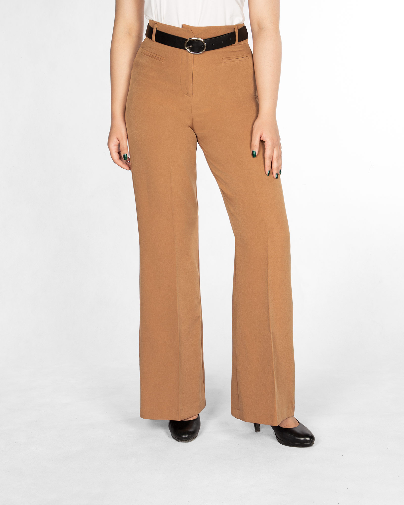 شلوار کرپ بوت کات زنانه 5293