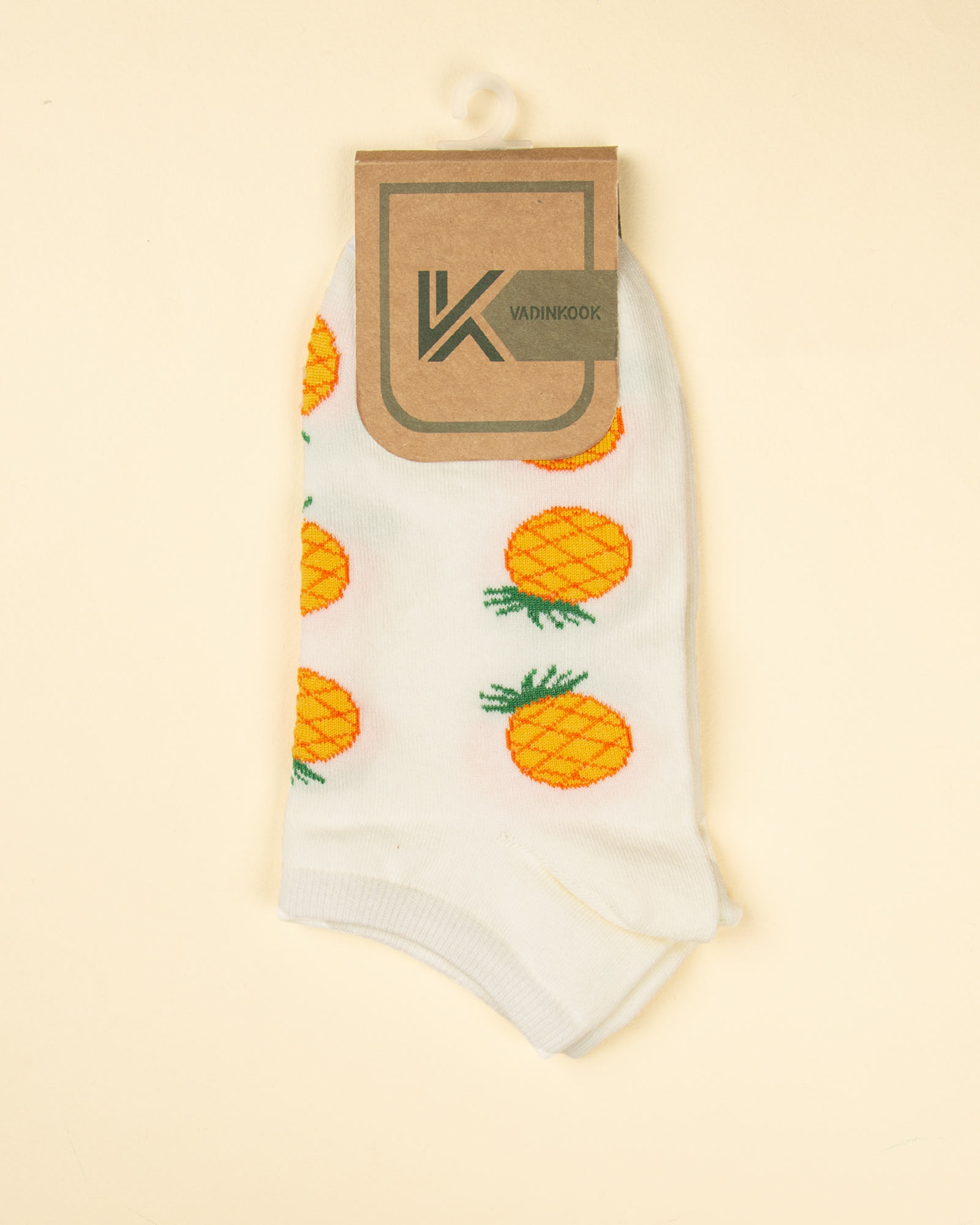 جوراب نخی طرح دار S2-شیری-فروشگاه سارابارا-sarabara (1)