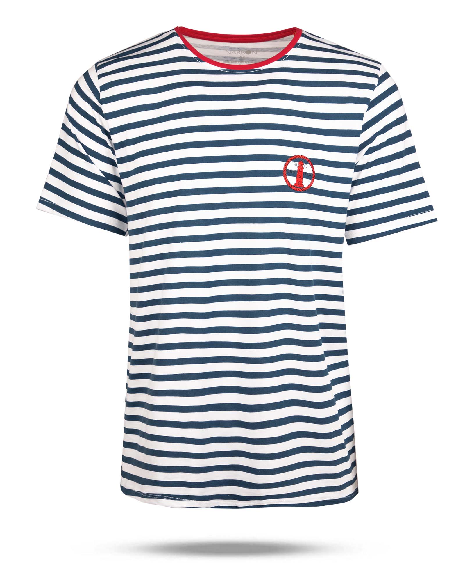 this is a Sailor men's t-shirt and shorts set which is suitable for home and rest time