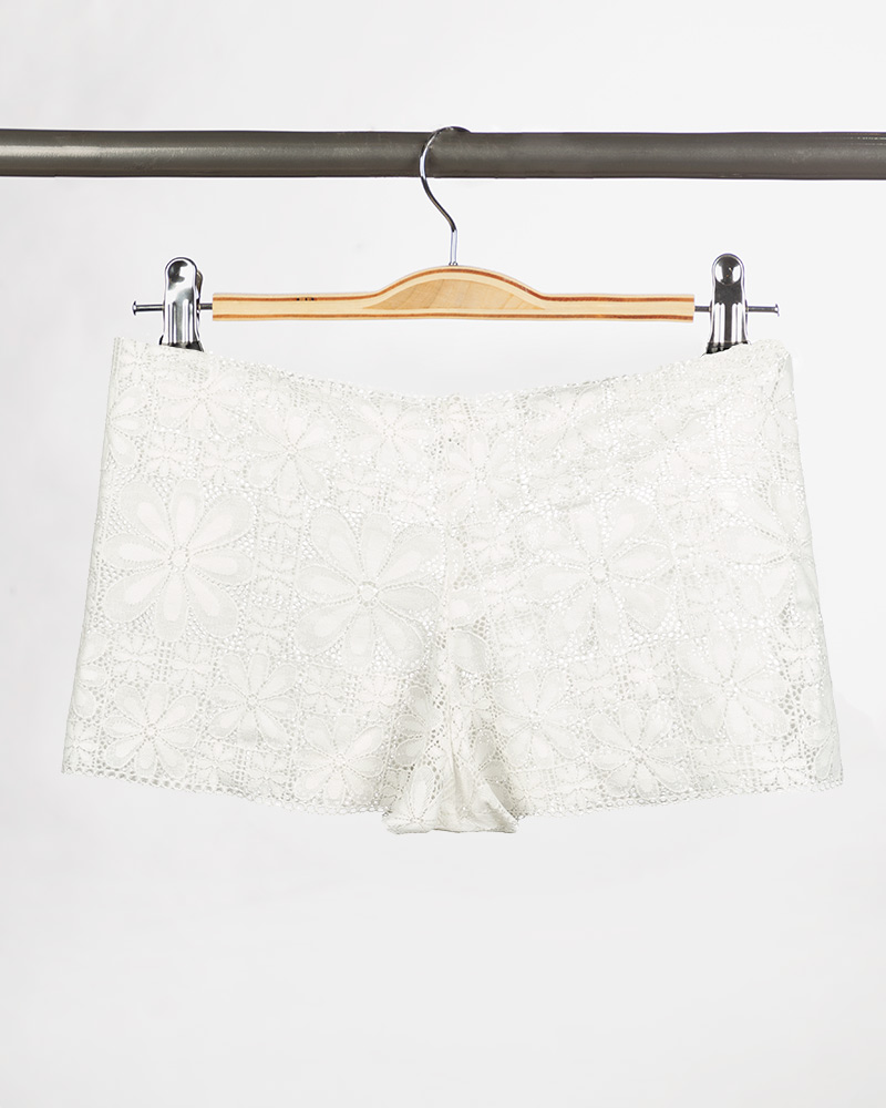 شورت زنانه 830 - سفید