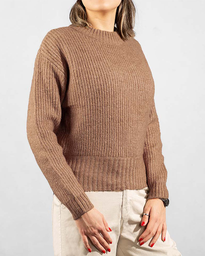 بلوز بافت زنانه baft6 - خاکی