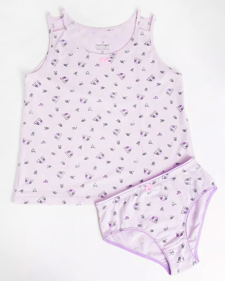 ست تاپ و شورت زنانه 9012 - یاسی روشن