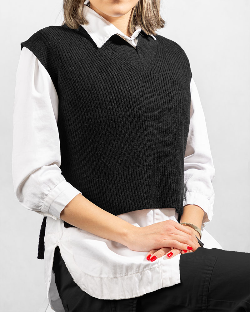 وست بافت زنانه baft26 - مشکی