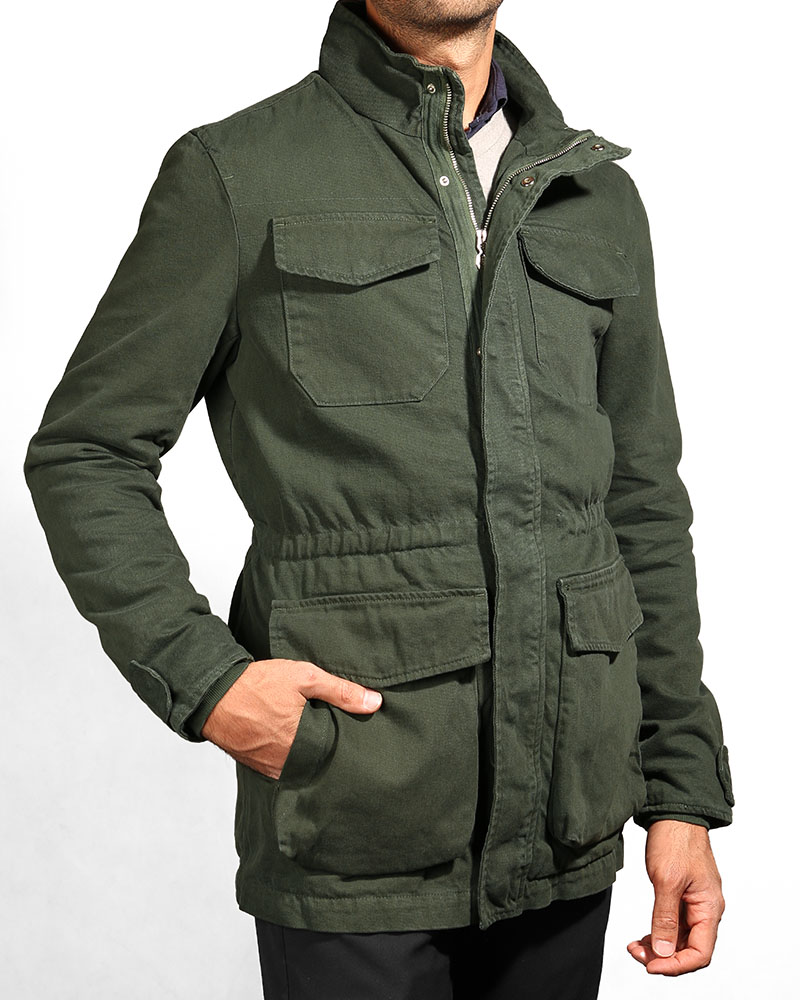 کاپشن مردانه 6704 - یشمی