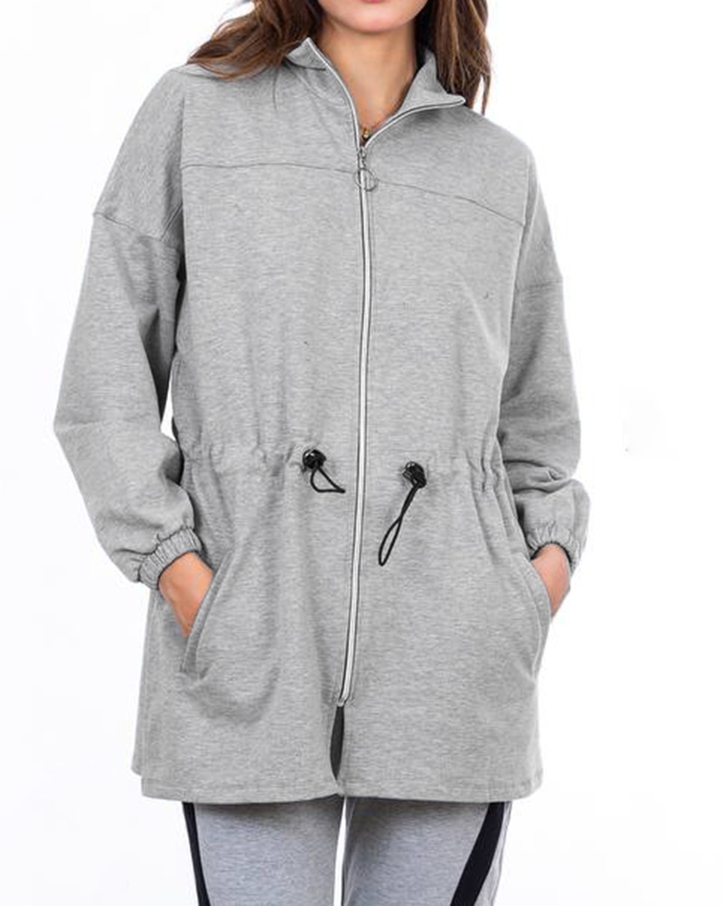 مانتو دورس زنانه 2226 - ملانژ