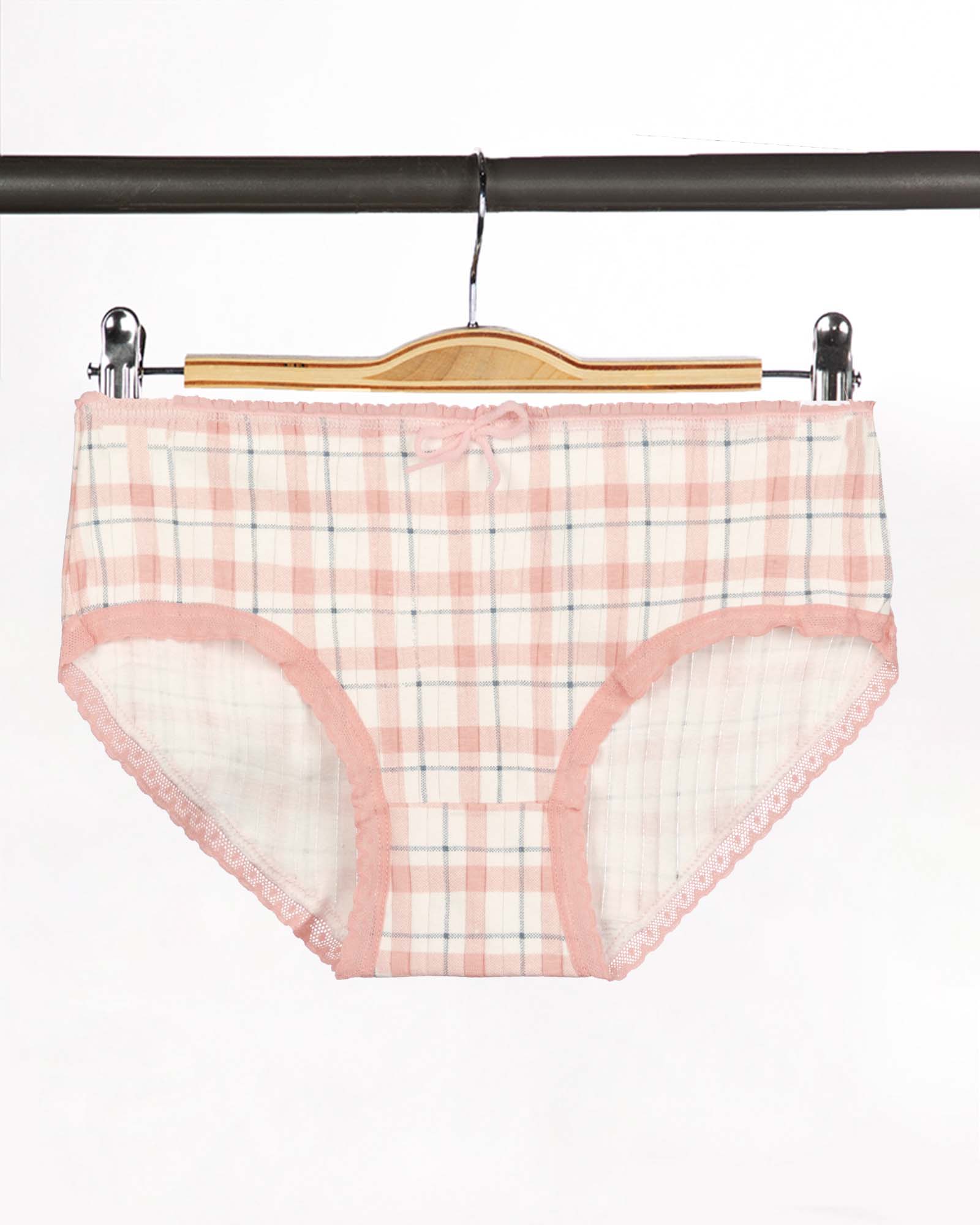 شورت نخی زنانه w41-t6 - چهارخونه