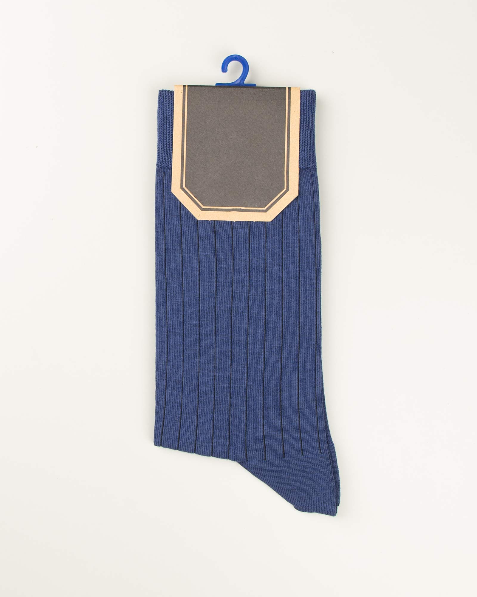 جوراب ساق دار رنگی - آبی تیره