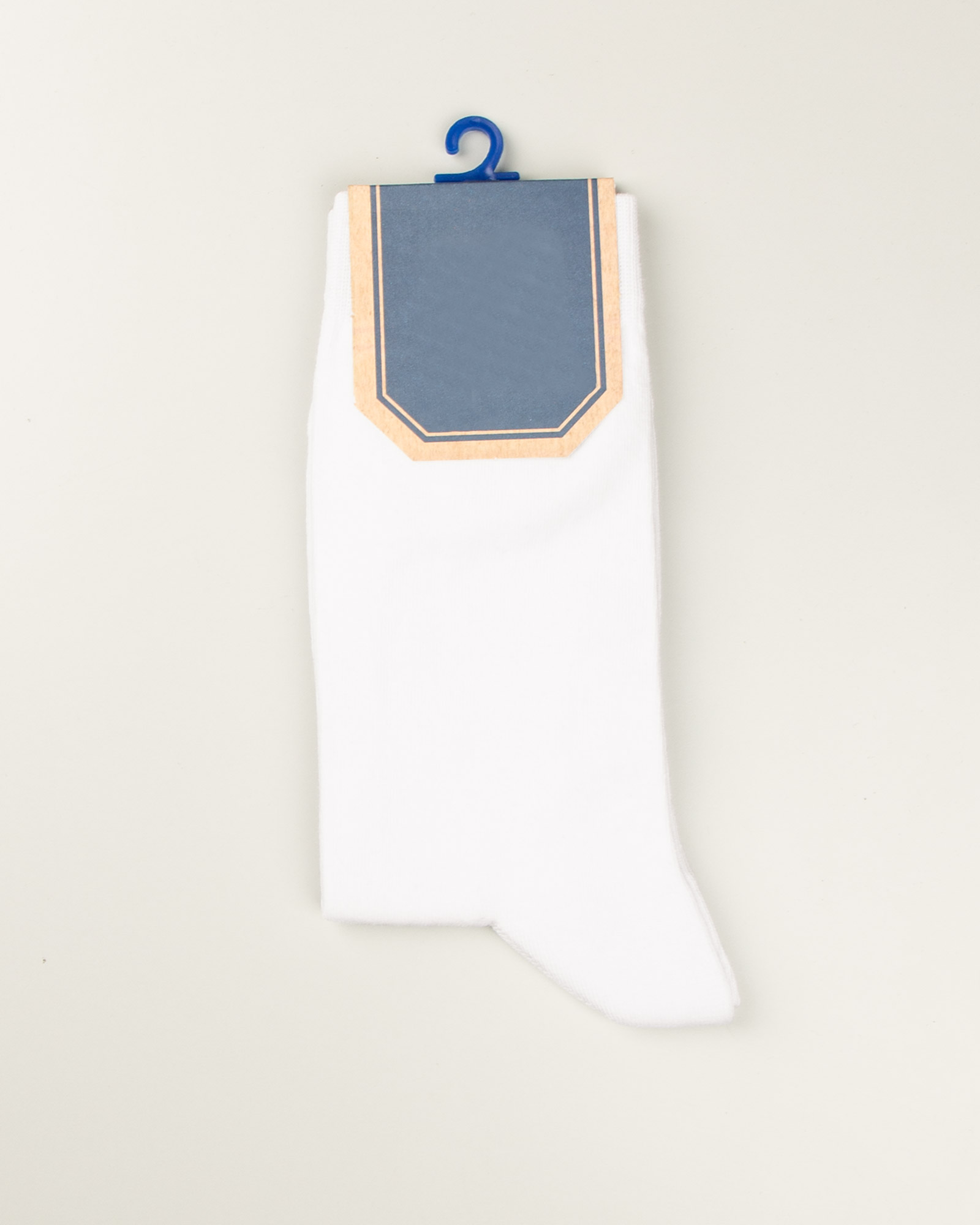 جوراب ساق دار رنگی - سفید