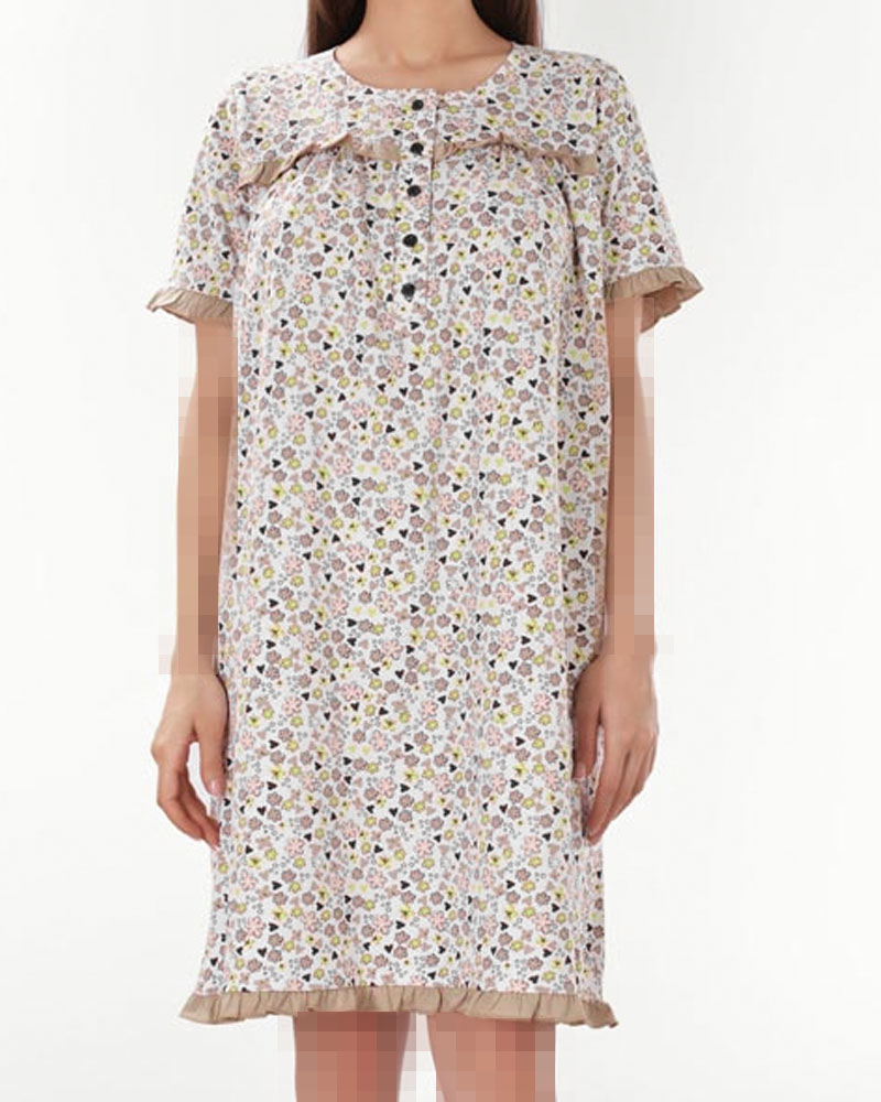 پیراهن راحتی طرح دار زنانه ناربن