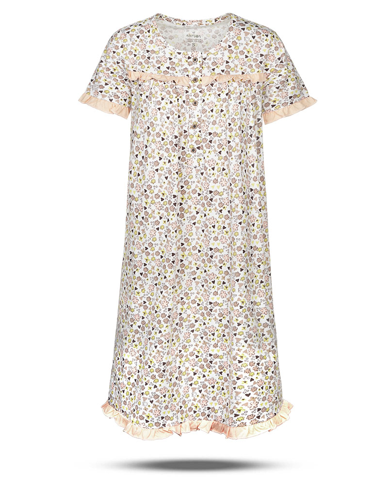 پیراهن راحتی طرح دار زنانه ناربن