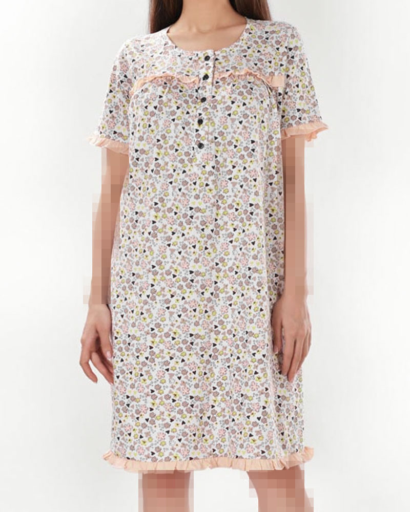 پیراهن راحتی طرح دار زنانه ناربن