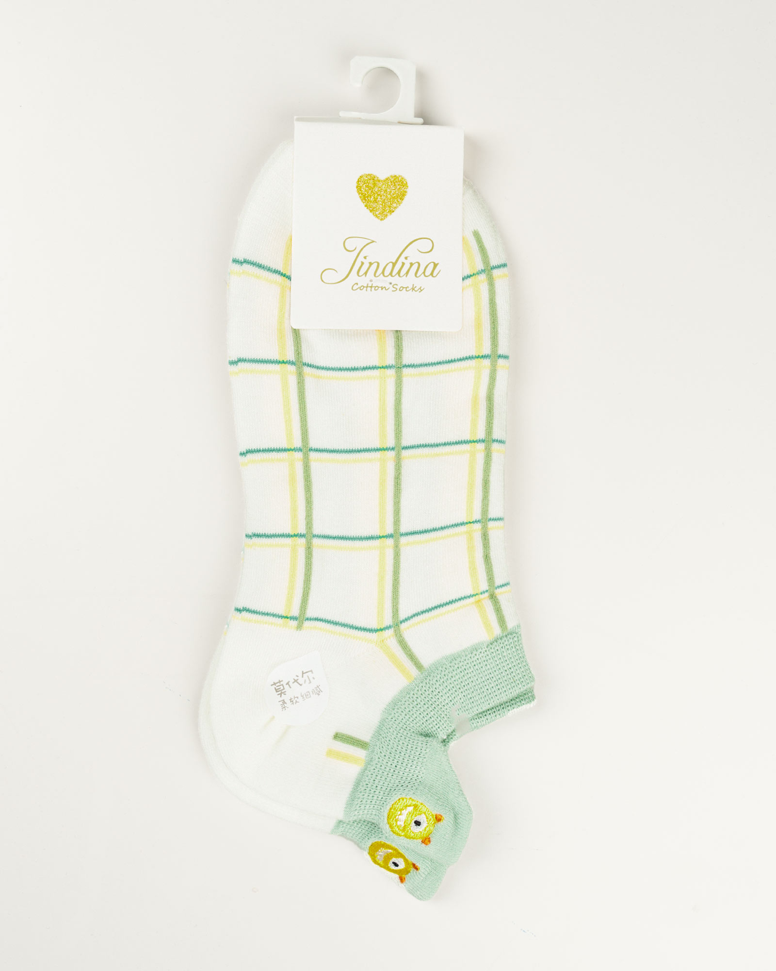 جوراب فانتزی نخی زنانه 448 - چهارخونه