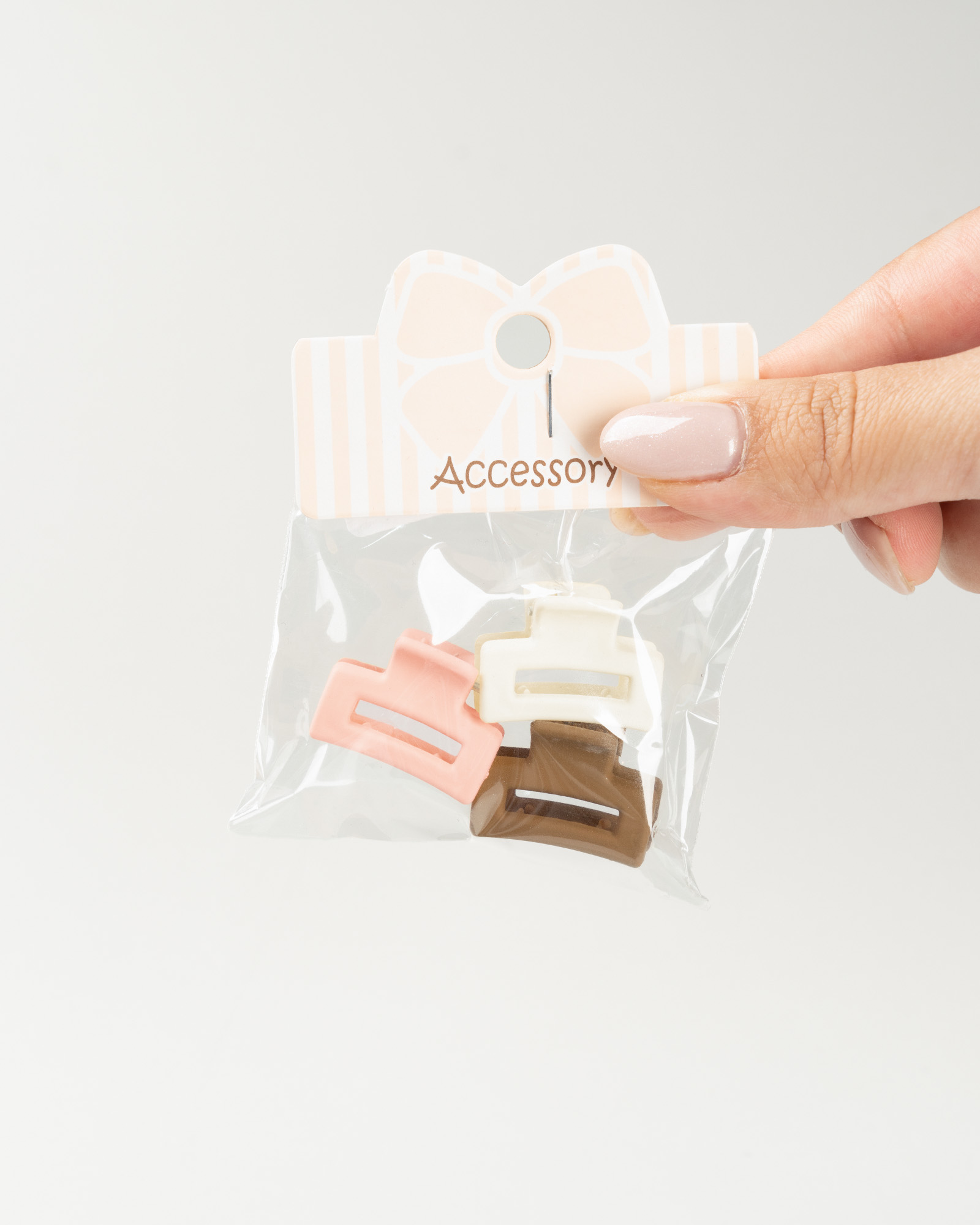 پک سه تایی گیره سر دخترانه 220123-t1 - چند رنگ