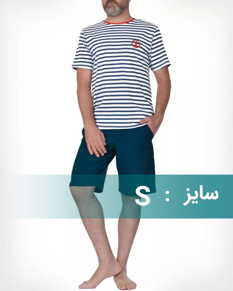 ست تیشرت و شلوارک مردانه 7050