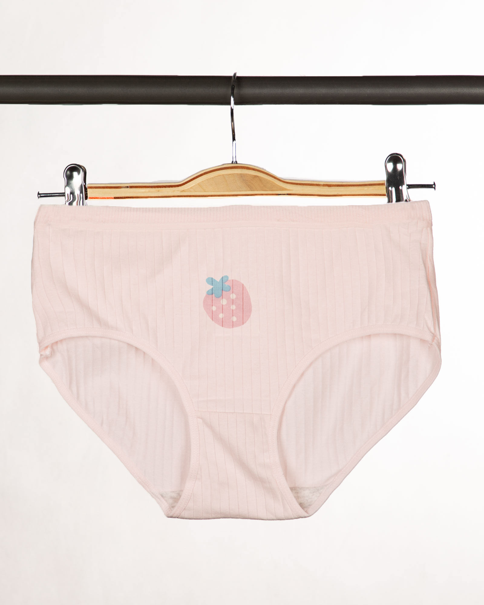 شورت زنانه نخی w41-t9 - صورتی کثیف