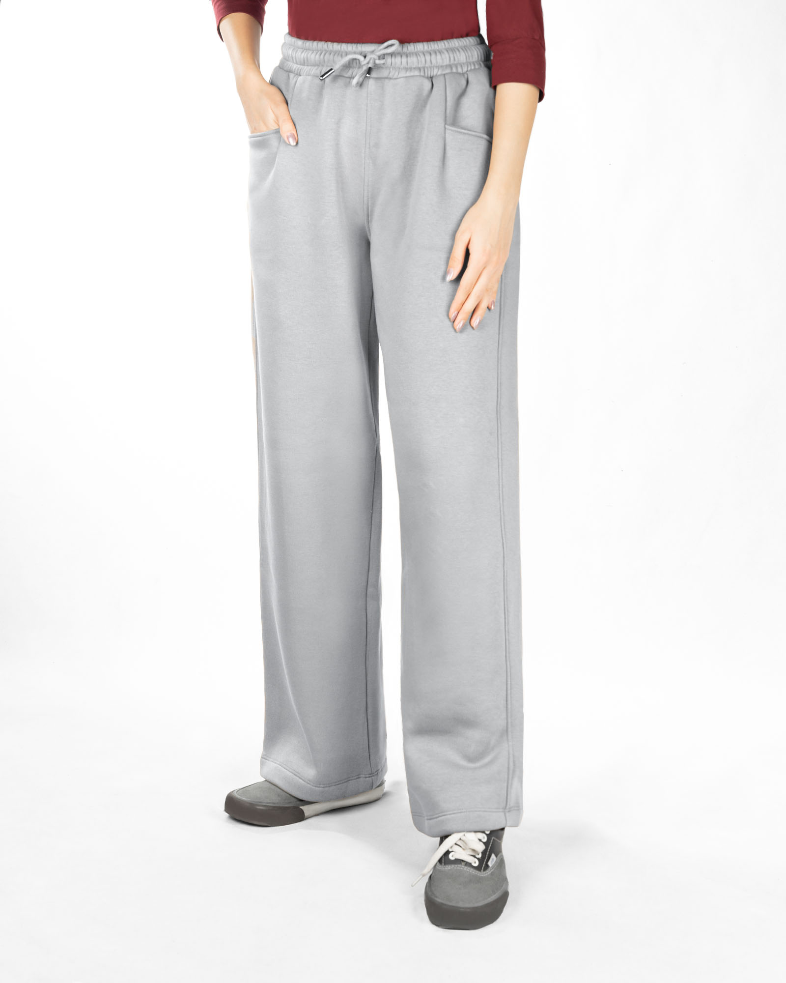 شلوار دورس زنانه تو کرکی 3158 - نیلی پاستیلی