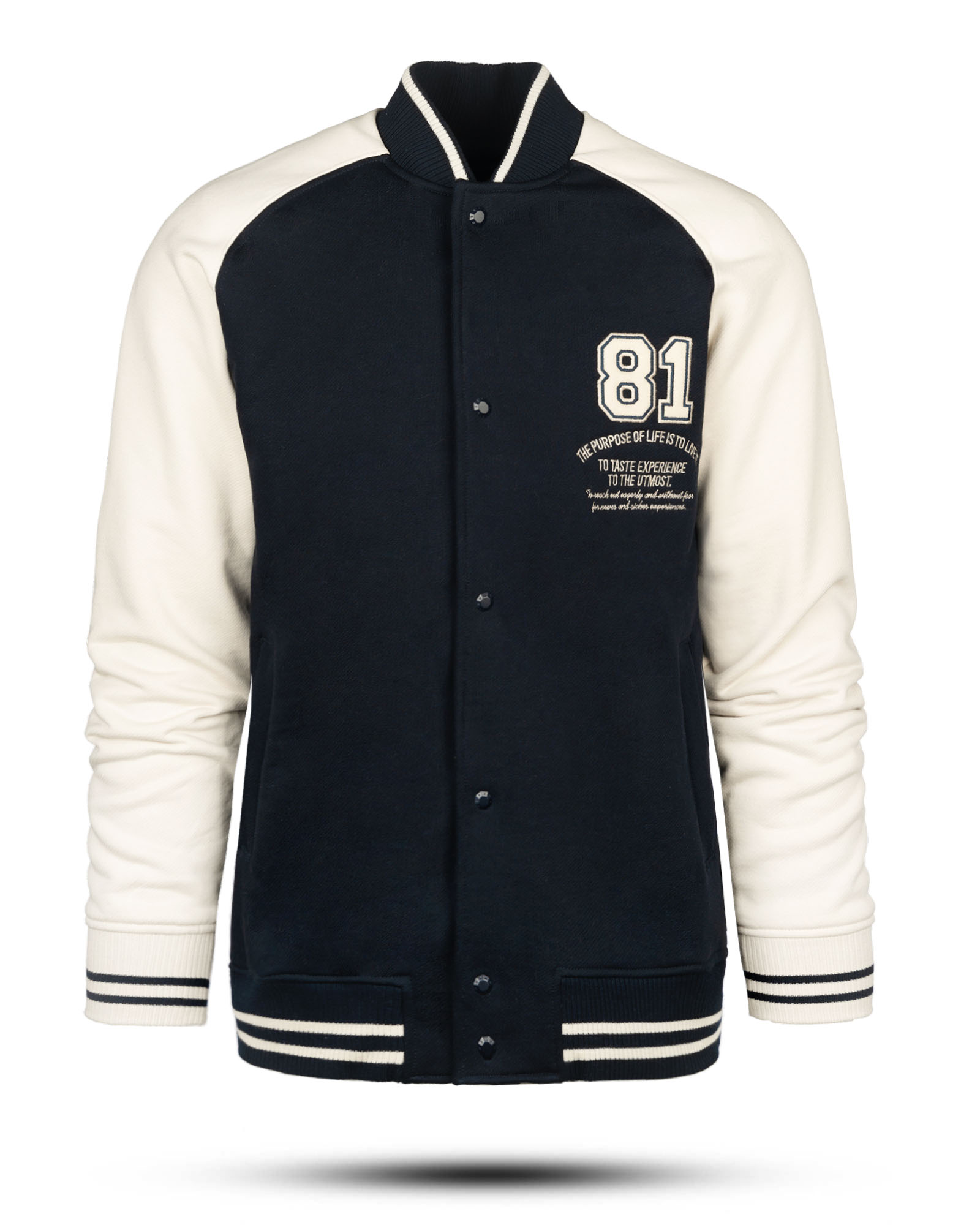 سویشرت بامبر جکت 6017 - سرمه‌ای تیره