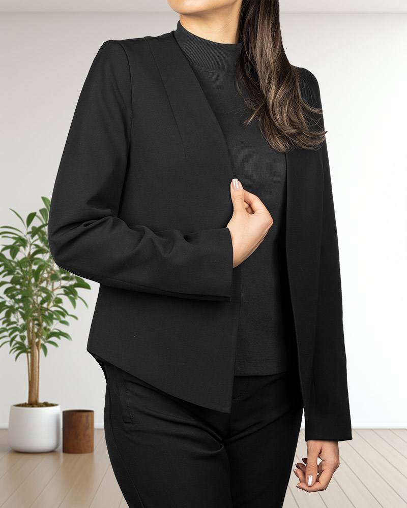 کت مجلسی زنانه 312159 - مشکی