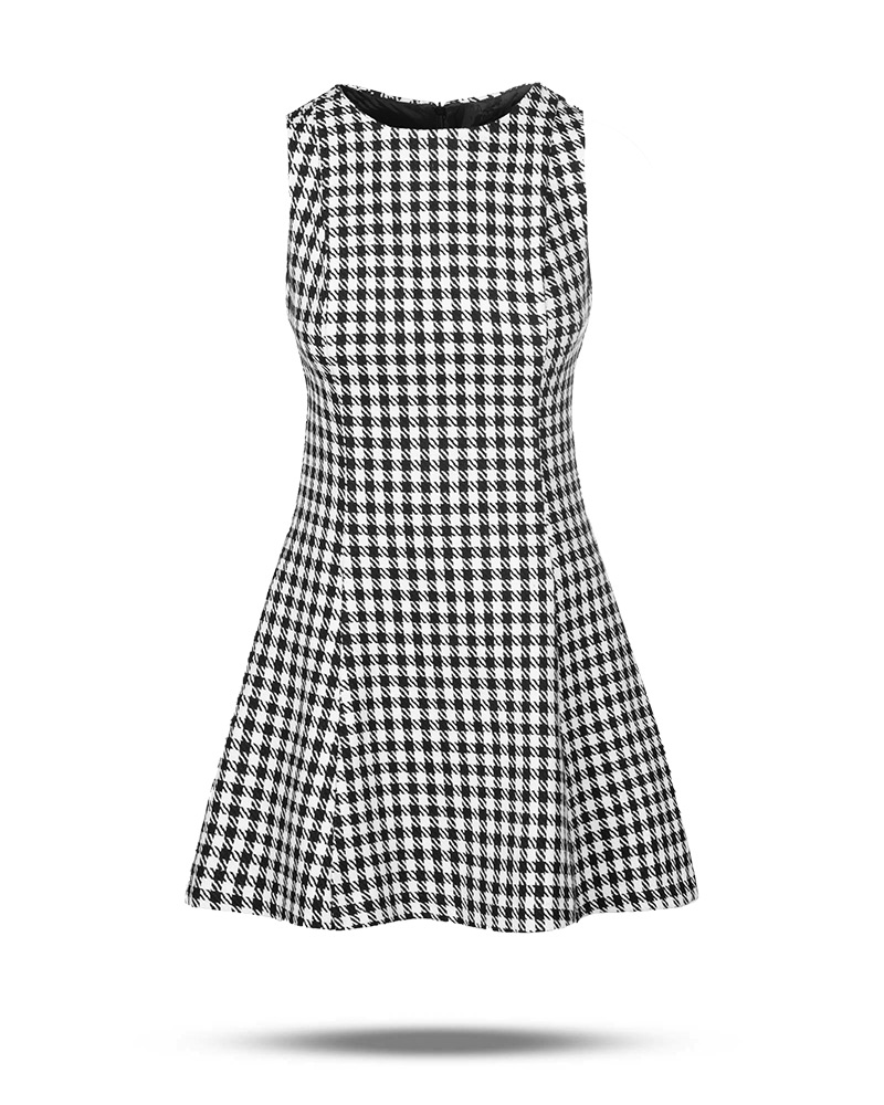 سارافون پیچازی زنانه 305166 - مشکی و سفید