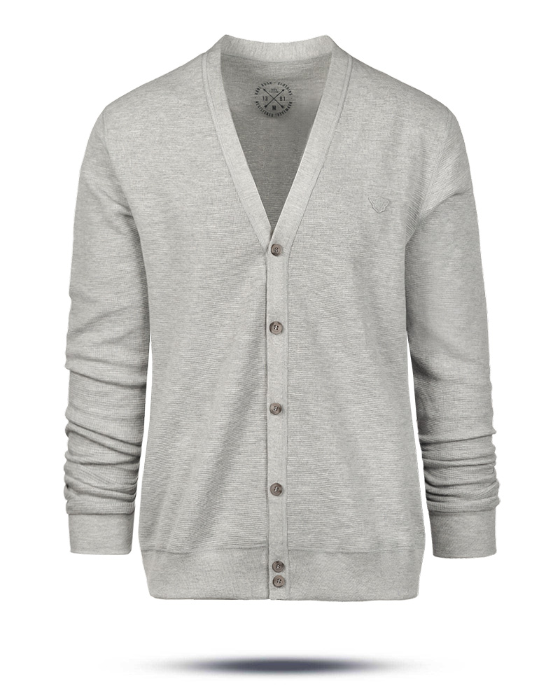 ژاکت مردانه بیسکوییتی 6555 - ملانژ