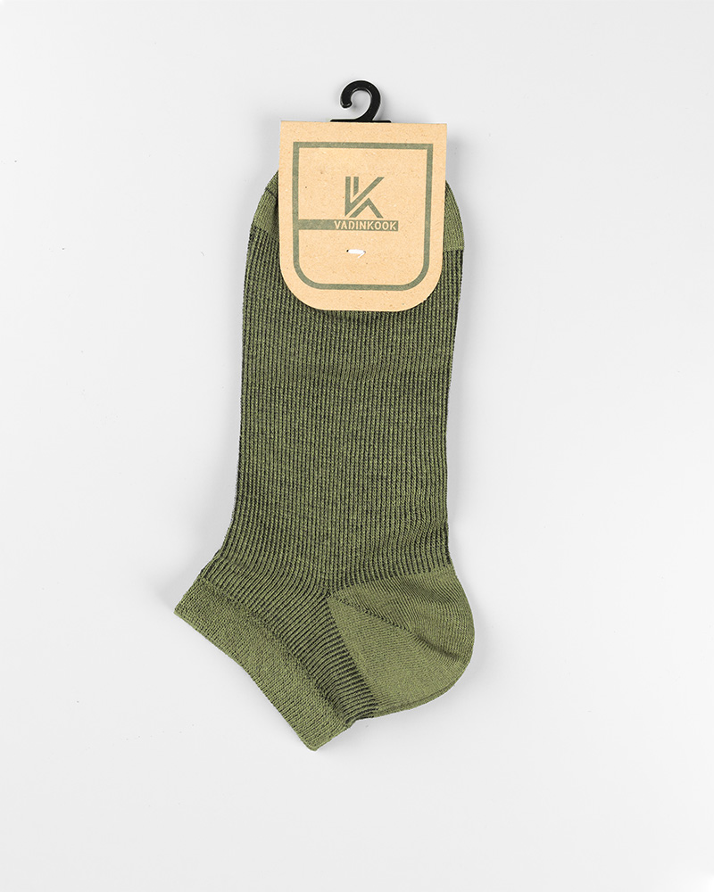 جوراب نخی مچی vk600 - زیتونى