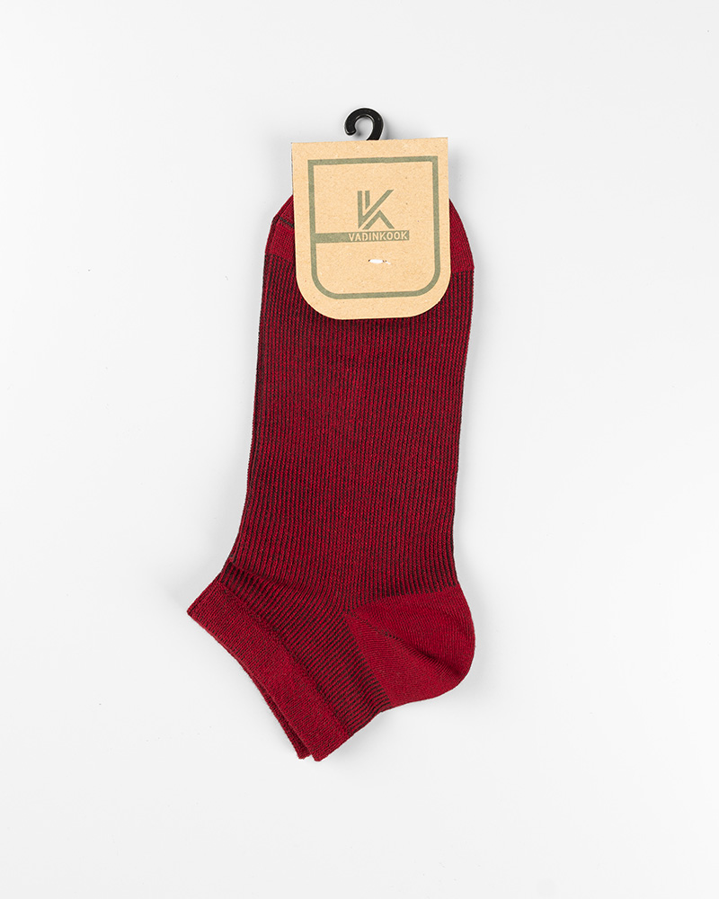 جوراب نخی مچی vk600 - قرمز