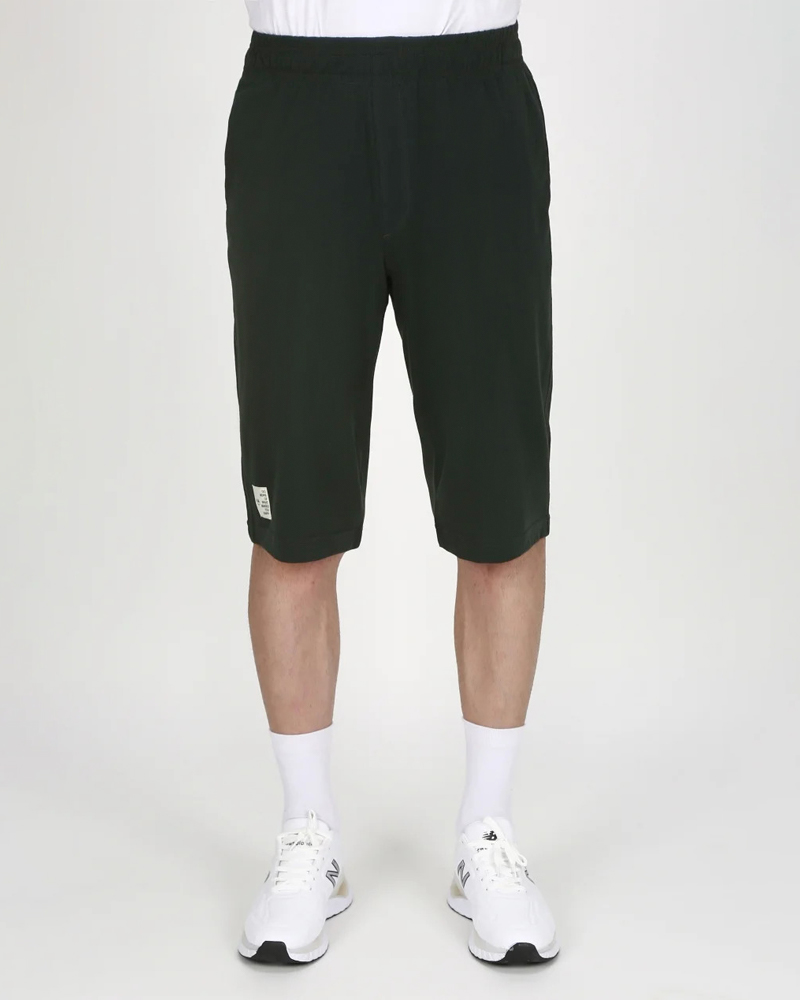 شلوارک مردانه نخی 3220 - سبز تیره