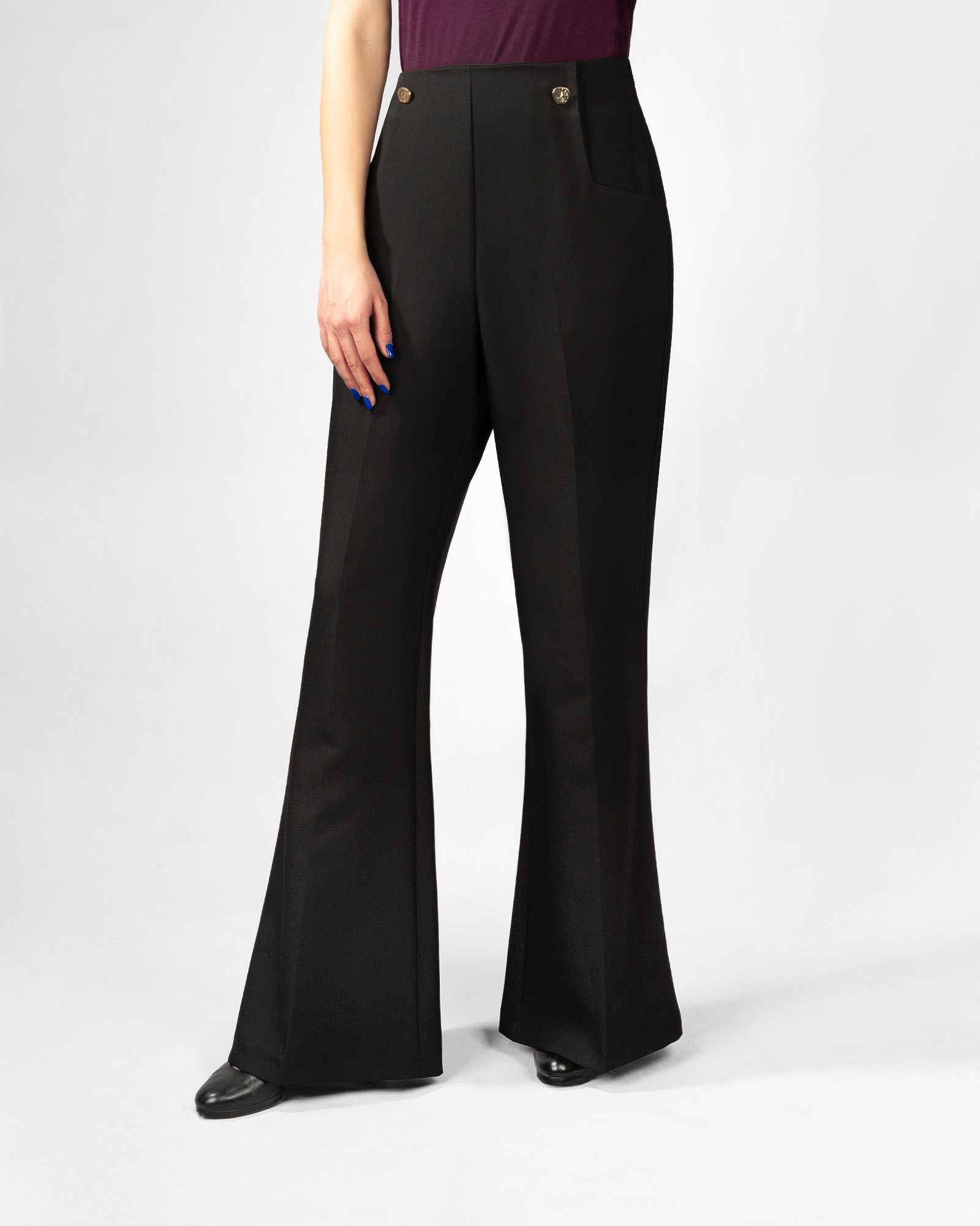 شلوار بوت کات زنانه 308370 - مشکی