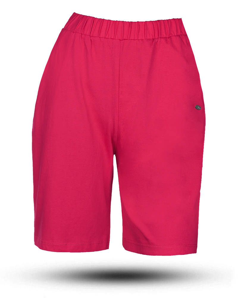 شلوارک راحتی زنانه 2947 - ارغوانی روشن