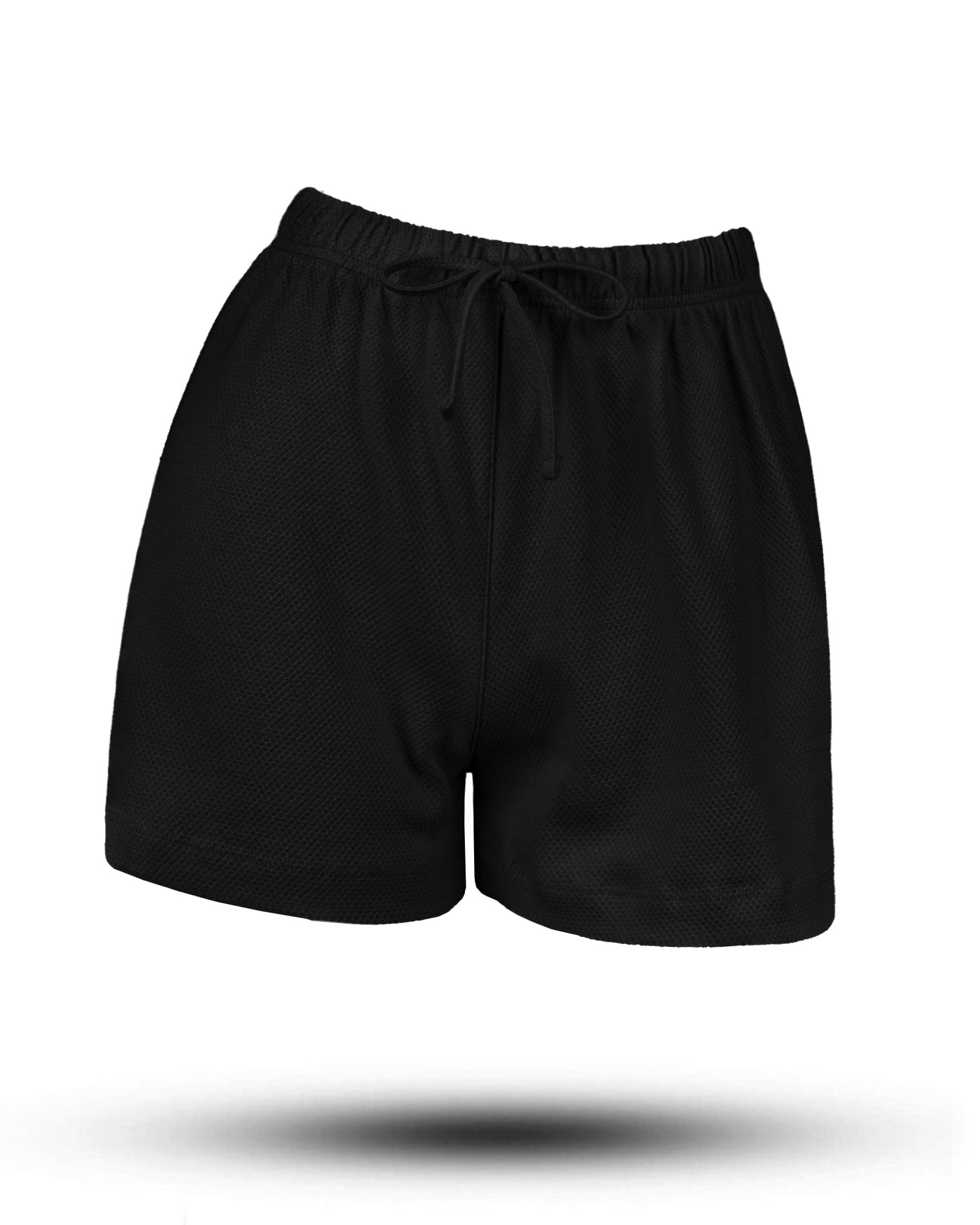 شلوارک بیسیک زنانه 3267 - مشکی