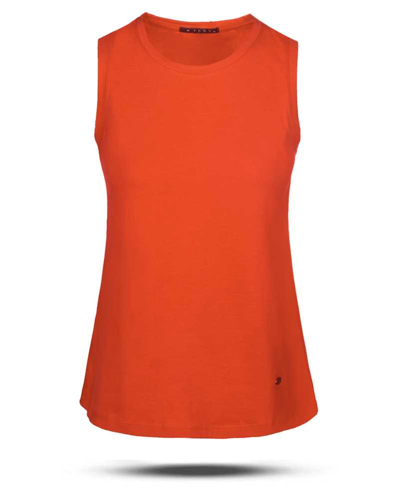 تاپ پنبه ای زنانه 2960 - نارنجی